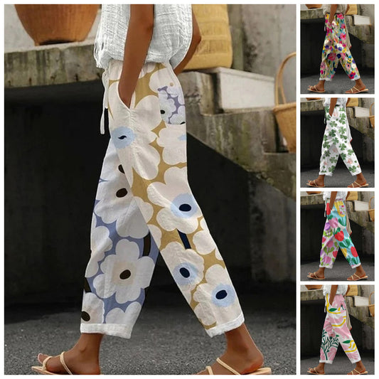 🔥Hot Sale 50% OFF👖Temperament Casual 3D Digital Printed Trousers