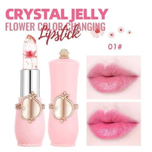 🔥Hot Sale 50% OFF💄Crystal Jelly Flower Color Changing Lipstick
