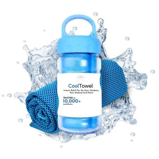 🔥Last Day BUY 1 GET 1 FREE!!💥❄️Reusable Soft Absorbent Cooling Portable Towel with Bottle - You Can Use Anywhere, Anytime!