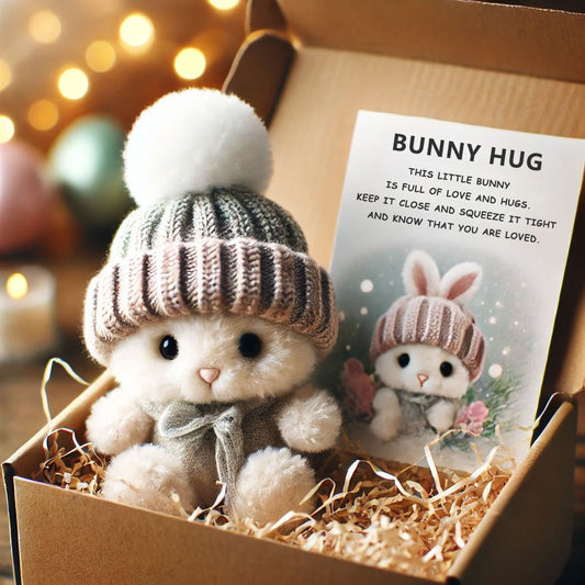 🔥Easter Hot Sale 50% OFF🐇Handmade Mini Bunny Hug Cute Easter Gift🎁