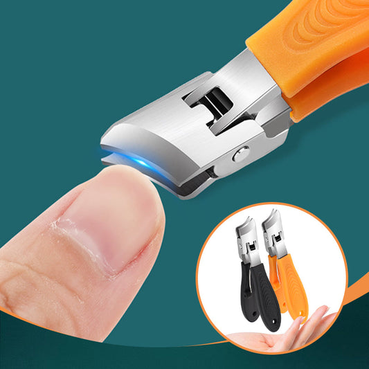 🔥New Hot Sale 50% OFF❤️🔥Wide Jaw Opening Anti-Splash Slanted Nail Clipper