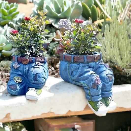 🔥Hot Sale 50% OFF🌷Creative 3D Jeans Shaped Flower Pot