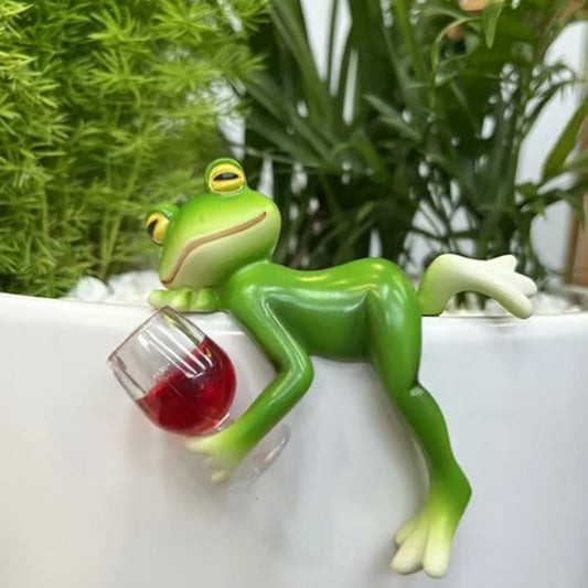 🔥Hot Sale 50% OFF🐸Miniature Frog Figurines Plant Decorations
