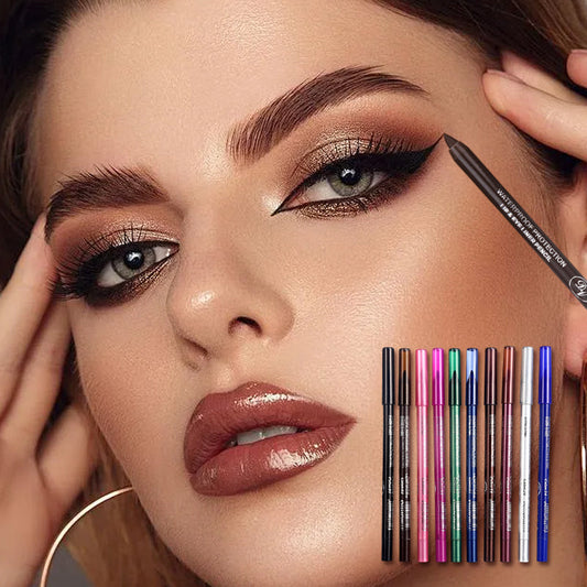 ✨HOT PROMOTION BUY 2 GET 1 FREE!!✨2025 new beauty favorite💕10 Colored Eyeliner Gel Pens