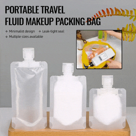 🌷Summer SALE 50% OFF!!✈️Portable Travel Fluid Makeup Packing Bag