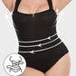 💕Buy 3 for ￡9.99🔥Add three to cart🔥Racerback Wide Shoulder Straps Seamless Bodysuit