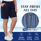 ❄️Last Day Sale 50% OFF🔥🩳2025 Innovative Unisex Ice Silk Fast Dry Stretch Shorts