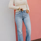 ✨Spring Specials 50% OFF👖High Rise Vintage Wash Tummy Control Top Straight Leg Jeans