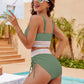 💖🌊2025 Summer Sale 50% OFF👙High Waisted Tummy Control Color Block Bikini Sets