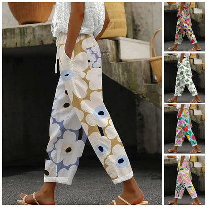🔥Hot Sale 50% OFF👖Temperament Casual 3D Digital Printed Trousers
