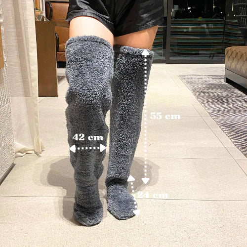 🌲Christmas Sale 50% OFF 🎁 PlushWarmth Cozy Knee High Long Socks