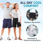 ❄️Last Day Sale 50% OFF🔥🩳2025 Innovative Unisex Ice Silk Fast Dry Stretch Shorts