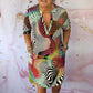 💐Summer Hot Sale 50% OFF👗Printed V-neck Sleeveless Dress🌺