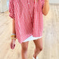🔥Summer Sale 50% OFF👚Gingham Oversized Top