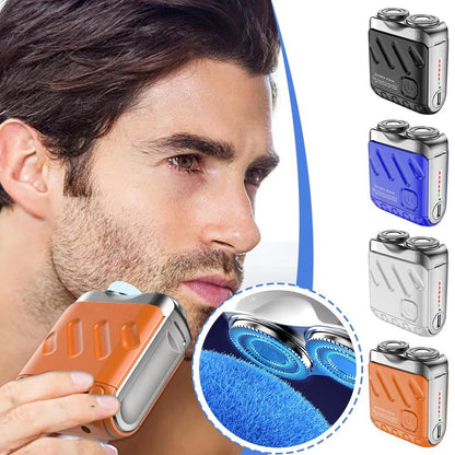 🔥Hot Sale 50% OFF✨Portable Rotary Dual Ring Electric Shaver