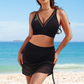 🏝️🔥Mother's Day Hot Sale 50%🔥👙Slimming Mesh Sheer Sarong Wraps Tummy Control Swimsuit
