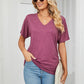 💕Hot Promotion- UP TO 50% OFF🌷V-Neck Solid Color Loose Ladies Tops✨