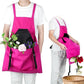 🔥Last Day Special Sale 50% OFF💕Cross Back Gardening Apron With Deep Kangaroo Release Pockets