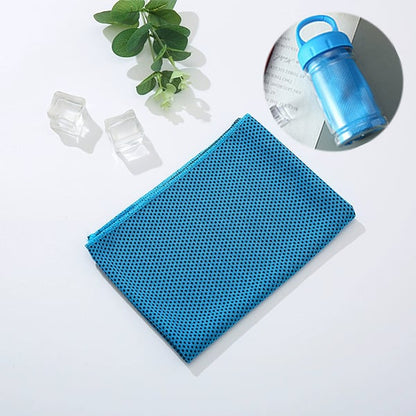 🔥Last Day BUY 1 GET 1 FREE!!💥❄️Reusable Soft Absorbent Cooling Portable Towel with Bottle - You Can Use Anywhere, Anytime!