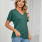 💕Hot Promotion- UP TO 50% OFF🌷V-Neck Solid Color Loose Ladies Tops✨
