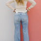✨Spring Specials 50% OFF👖High Rise Vintage Wash Tummy Control Top Straight Leg Jeans