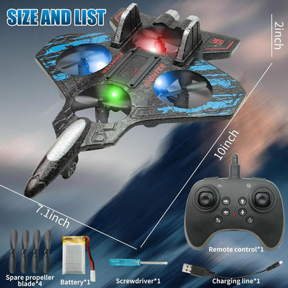 🔥Hot Sale 70% OFF!!✈️360° Rolling Stunt RC Fighter!
