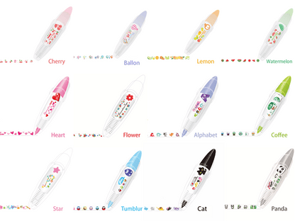 💕Buy 3 for ￡9.99✨Add three to cart🔥DIY Cute Animals Press Type Decorative Pen