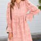 💃Last Day Sales 50% OFF🎉A Line Hollow Out Lace Ruffle Party Dresses