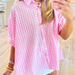 🔥Summer Sale 50% OFF👚Gingham Oversized Top