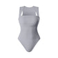 💕Buy 3 for ￡9.99🔥Add three to cart🔥Racerback Wide Shoulder Straps Seamless Bodysuit