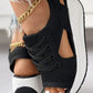🎁Hot Sale 50% OFF⏳👟Contrast Paneled Cutout Lace-up Muffin Sandals