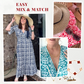 🌺2025 Summer Sale UP TO 50% OFF👗Bohemian casual print V-neck waist wrap long dress