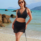 🏝️🔥Mother's Day Hot Sale 50%🔥👙Slimming Mesh Sheer Sarong Wraps Tummy Control Swimsuit