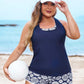 💥Last Day Special Sale 50% OFF🩱Women's Sporty Chic 3-Piece Tankini Swim Set