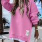 💖Limited Sale 50% OFF💖Long Sleeve Pullover Zipper Slit Casual Sweatshirt Dress🔥