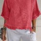 💖LAST DAY SALE 50% OFF👚Loose fit cotton linen summer top
