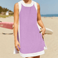 ⏰Hot Sale Only Today: 67% OFF!!⚡Women's Casual Color Block Sleeveless Tops Matching Shorts with Pockets