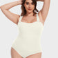 💕Buy 3 for ￡9.99🔥Add three to cart🔥Racerback Wide Shoulder Straps Seamless Bodysuit