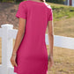 ⏰Limited time sale 50% OFF👗Women's Casual Square Neck Pocket Short Sleeve Dress with Pockets💃