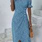 🌷LAST DAY 50%OFF🍃Women's floral v-neck printed dress