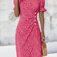 🌷LAST DAY 50%OFF🍃Women's floral v-neck printed dress