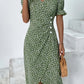 🌷LAST DAY 50%OFF🍃Women's floral v-neck printed dress