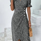🌷LAST DAY 50%OFF🍃Women's floral v-neck printed dress