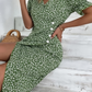 🌷LAST DAY 50%OFF🍃Women's floral v-neck printed dress