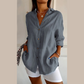 🔥Hot Sale 49% OFF🌷Classic Pleated Textured Single-Breasted Lapel Shirt for Women