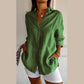 🔥Hot Sale 49% OFF🌷Classic Pleated Textured Single-Breasted Lapel Shirt for Women
