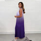 🔥Last Day Special 50% OFF💃Gradient Pleated Halter Neck Dress