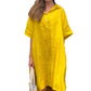 💃HOT SALE 50% OFF💃Oversized Shirt Midi Dress with Pocket