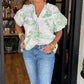 🌷Summer Hot Sale 50% OFF👚Women’s Printed V-Neck Blouse
