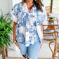 🌷Summer Hot Sale 50% OFF👚Women’s Printed V-Neck Blouse